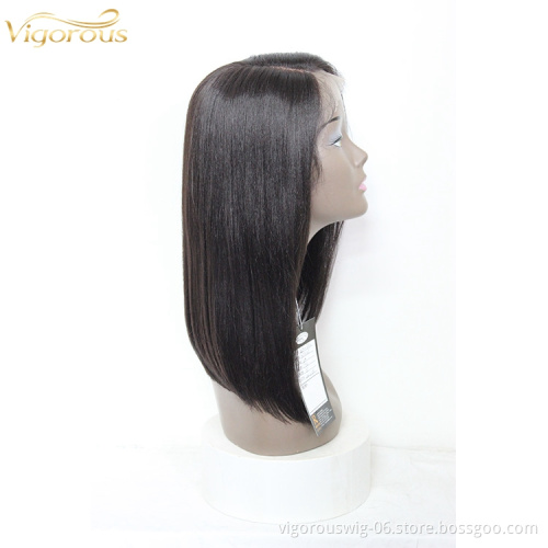 Vigorous women black colored high quality private label wholesale original artificial products hd lace front synthetic hair wigs
